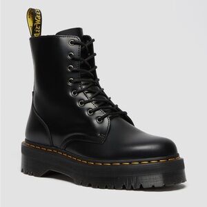 Dr. Martens Black Leather Jadon Boots